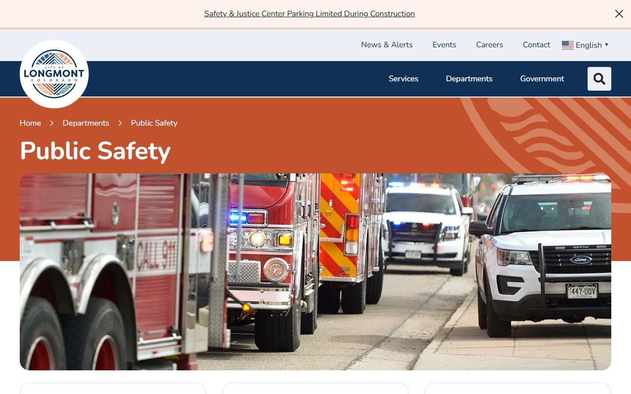 Longmont Public Safety building and services